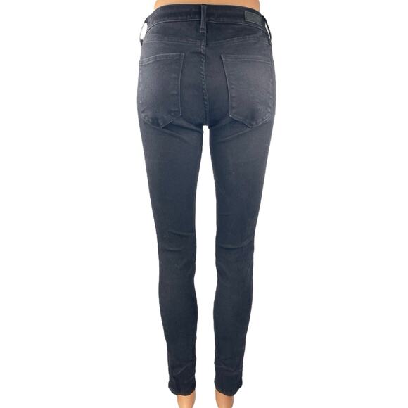 Abercrombie & Fitch Womens Black High Rise Super Skinny Denim Jeans Pants Size 4 - Picture 3 of 5